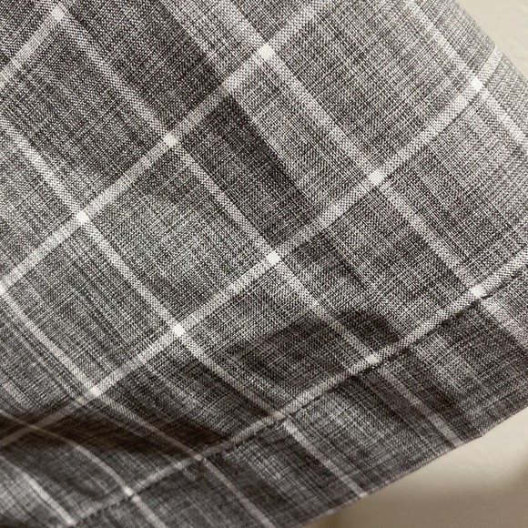 Orvis Classic Collection Men’s Sz L Button Down Short Sleeve Gray Plaid 🌟 - Picture 5 of 7